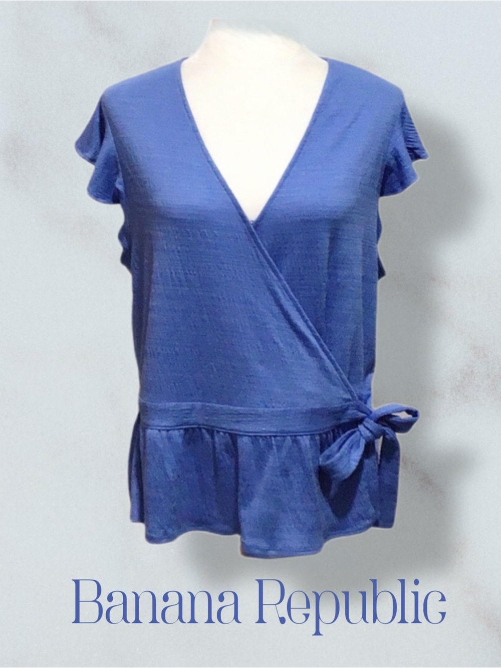BANANA REPUBLIC Side Tie Top Size L NWT